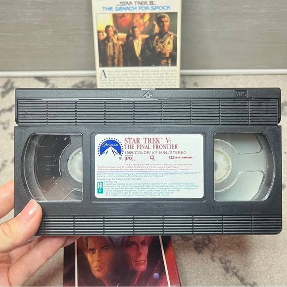 STAR TREK TOS Original Series TNG Battlestar Galactica VHS Incomplete Set Lot - Picture 10 of 16